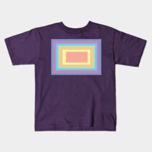 Colorful rectangle design Kids T-Shirt